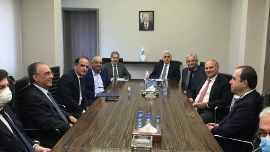 Wazni, Hitti meet with ABL delegation