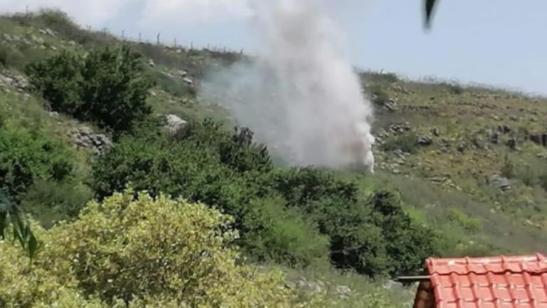 Israeli soldiers conduct combing operations off Wazzani Park