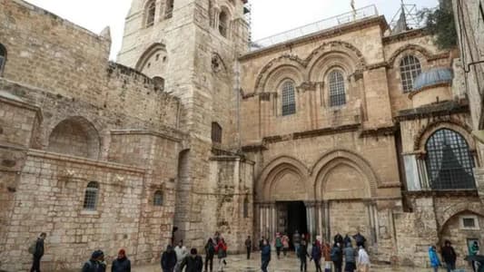 AFP: Jerusalem's Holy Sepulchre church to reopen on Sunday after 2-month coronavirus lockdown