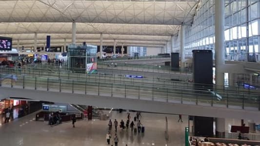 مطار هونغ كونغ يستأنف جزئياً خدمات العبور