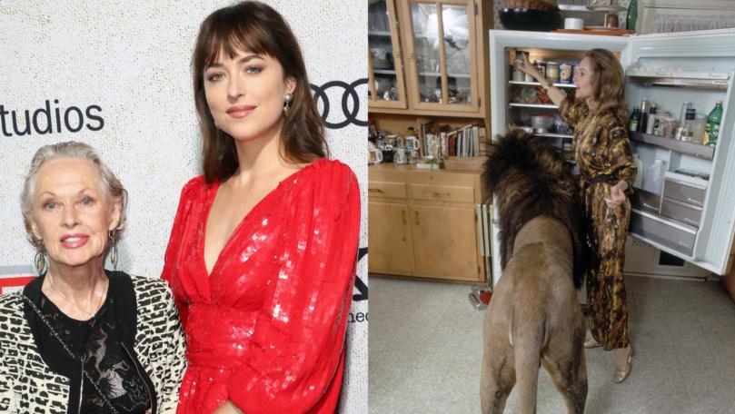 Dakota Johnson Says Her Grandmother Still Keeps 14 Lions and Tigers