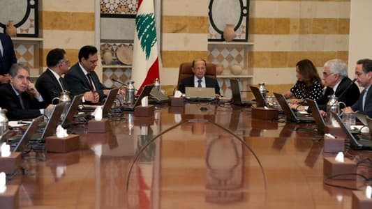 Cabinet convenes at Baabda Palace, 11 items on agenda