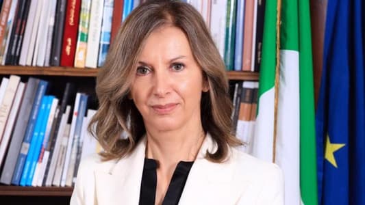 السفيرة الإيطالية في اليوم الوطني لبلادها: إيطاليا تقف إلى جانب اللبنانيين للتغلب على الأزمة