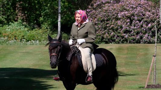 Britain's Queen Elizabeth, 94, Pictured Horseback Riding During Lockdown