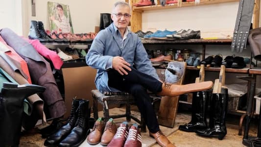 Shoemaker Makes Size 75 Shoes for Social Distancing