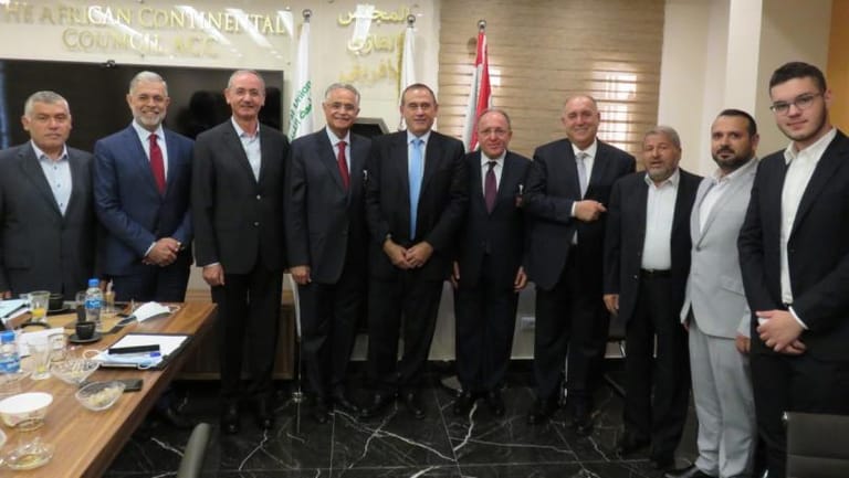 حب الله زار المجلس القاري الافريقي وبحث في كيفية دعم الصناعة 