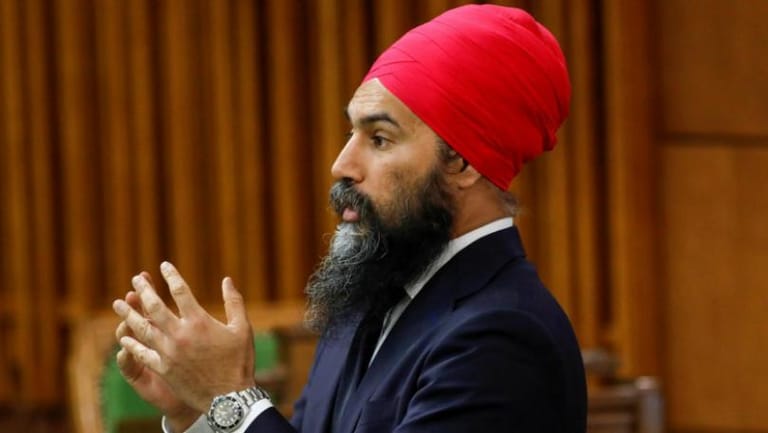 Canada's NDP leader Singh kicked out of House for calling MP racist
