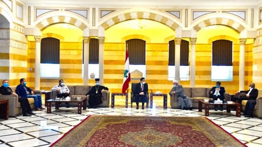 Diab meets Rashayya Union of Municipalities' Reform Committee delegation