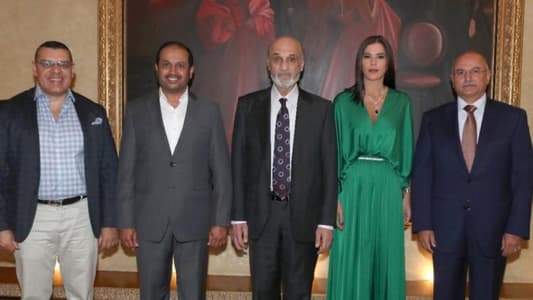 Geagea holds talks with ambassadors