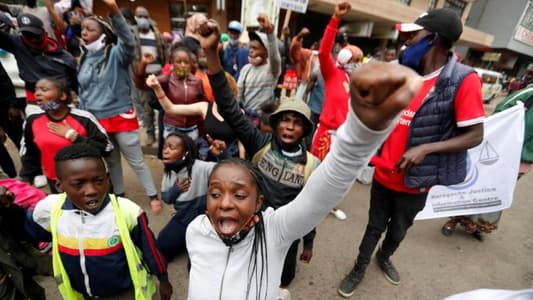 Kenyan police fire teargas, arrest marchers protesting at brutality