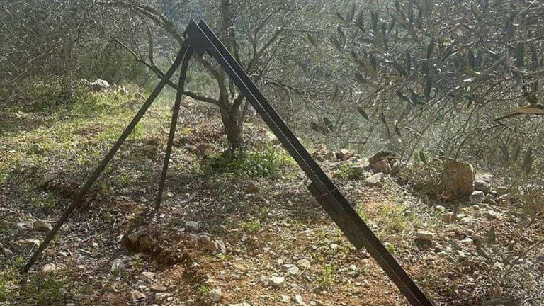 بالصور: منصّة الصواريخ التي استُعملت اليوم