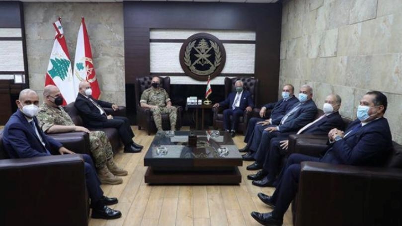 Delegation representing Lebanese Business Council in Saudi Arabia visits Army Commander in Yarze