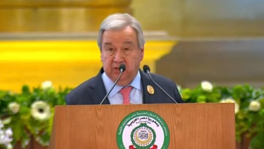 Guterres: Israel must respond to international law, and there can be no reconstruction in Gaza without a political solution