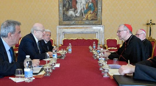 Mikati meets Vatican’s Secretary of State, Secretary for Relations with States