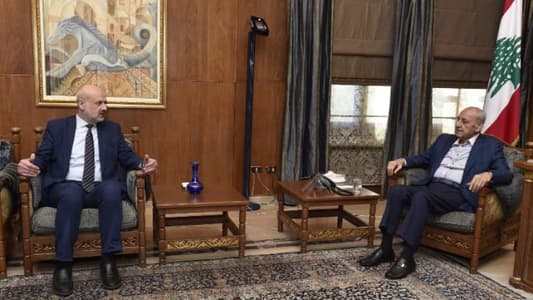 Berri broaches security situation and latest political developments with Caretaker Minister Mawlawi