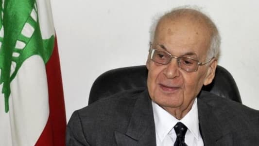 Former Prime Minister Salim Hoss Passed Away