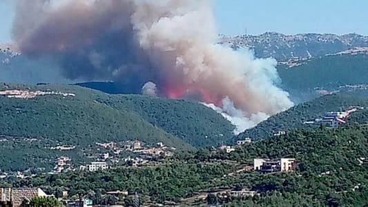 Civil Defense teams quell fires across southern Lebanon after Israeli airstrikes