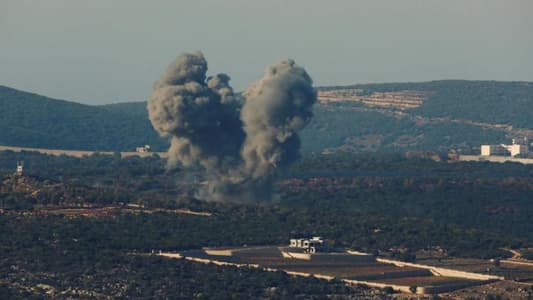 "الوكالة الوطنية": الطيران الحربي الإسرائيلي يشنّ غارة على بئر كلاب في جبل الريحان بمنطقة جزين