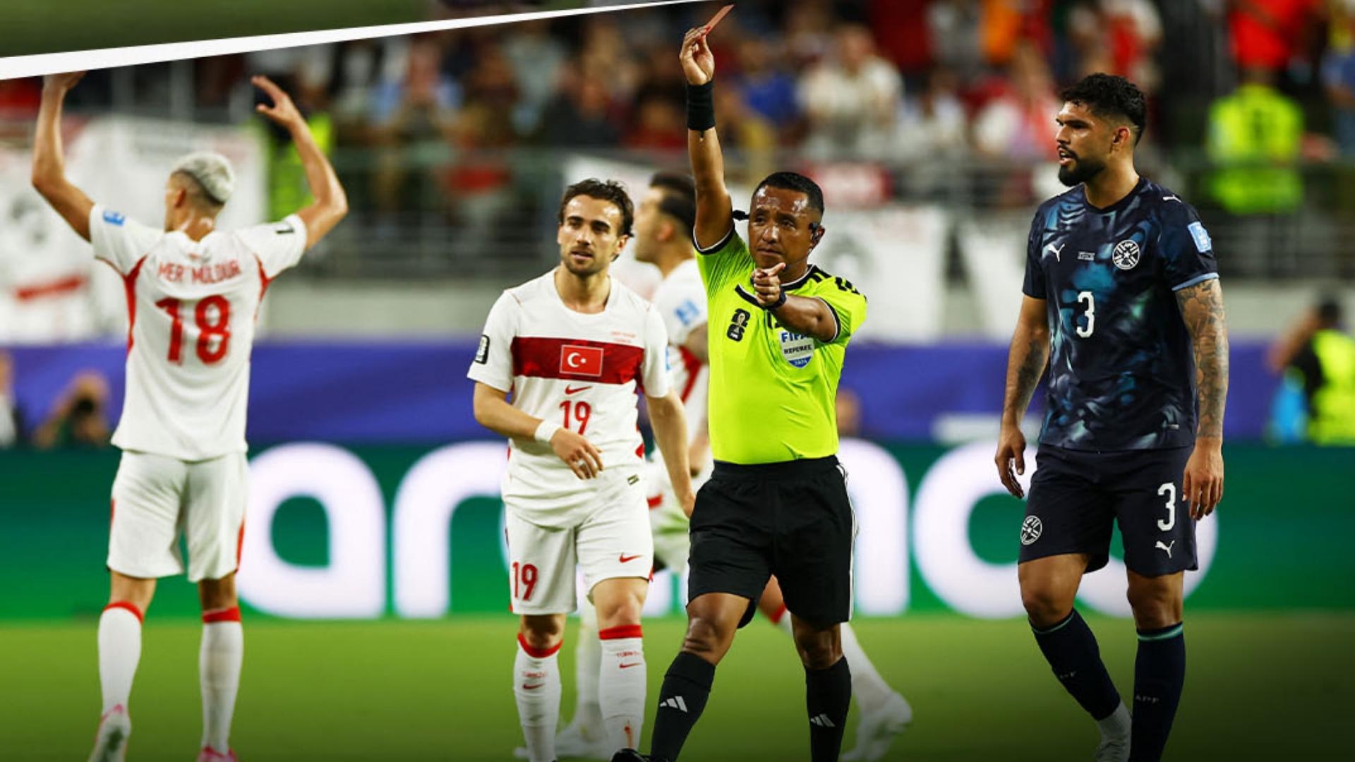 سابقة في "المونديال": طرد لاعب بسبب تغطية فمه!