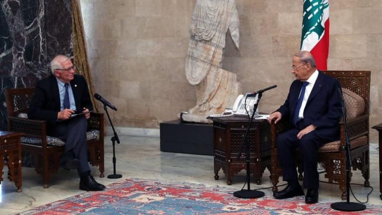 Borrell affirms EU's sustainable support for Lebanon, stresses need to form new government, launch negotiations with IMF