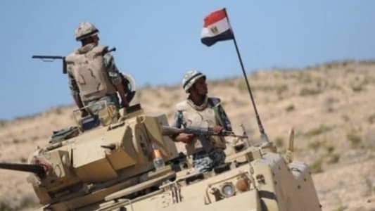 الجيش المصري: إصابات طفيفة لبعض عناصر المراقبة الحدودية بشظايا القذيفة الإسرائيلية