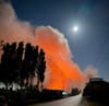 صورة للتفجير الإسرائيلي الضخم في الخيام