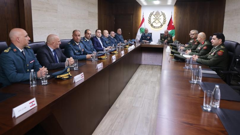 بالصور: لقاء بين هيكل ورئيس هيئة الأركان المشتركة في القوات المسلحة الأردنية