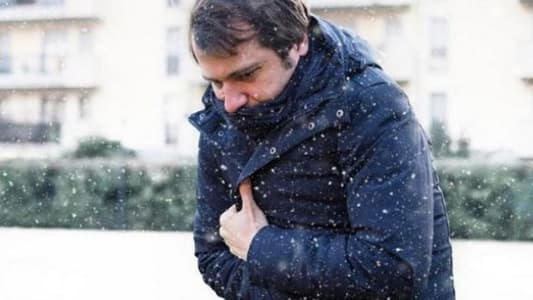الطقس البارد يزيد مخاطر الإصابة بالأزمة القلبية