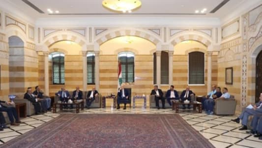Mikati meets GLC head, dean of Syndicate of Food Importers in Lebanon, MP Abou Faour, Belgian Ambassador, Feminist Civil Society Platform delegation