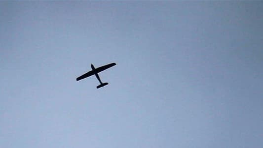 An Israeli drone is flying over the skies of Baalbek