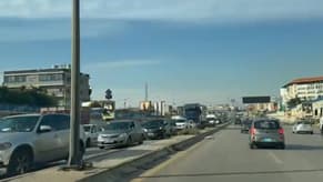 Watch: Severe traffic jam on the airport road