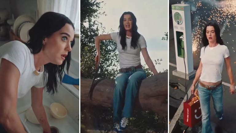 كاتي بيري تكشف سبب انفصالها عن أورلاندو بلوم في أغنيتها الجديدة "Bandaids"