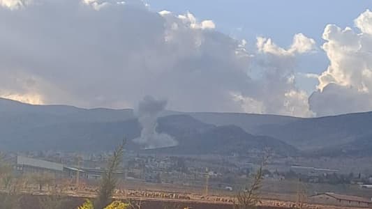 8 martyrs and wounded fell in an airstrike targeting Aamachki in Baalbek