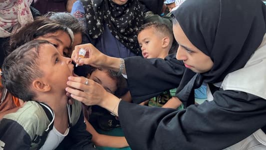 MoH: 160,000 Gaza children receive polio vaccine