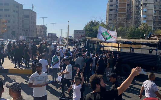 Several thousand Iraqis gathered near the Swedish embassy in Baghdad Friday for a second day of protests against a Koran burning outside a Stockholm mosque that outraged Muslims around the world
