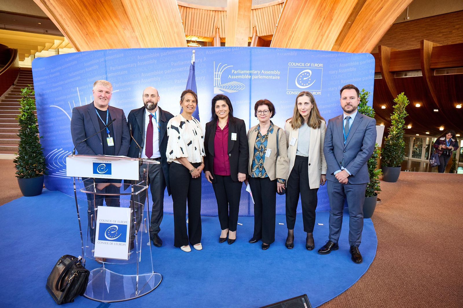 انطوانيت شاهين بصوت المناضلة في الجمعية البرلمانية لمجلس اوروبا... لا لعقوبة الإعدام