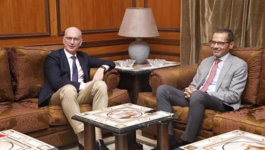 Alameh, German Ambassador discuss Israeli aggression, reforms in Lebanon