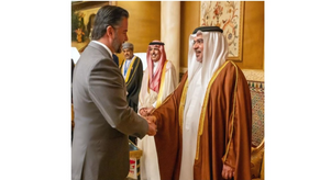Salam meets Bahrain's Crown Prince