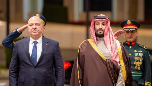 بالصور: الرئيس جوزاف عون يلتقي ولي العهد السعودي الأمير محمد بن سلمان في الديوان الملكي