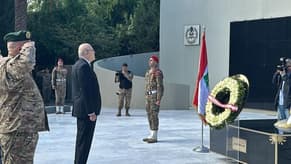 Mikati lays flower wreath on army martyrs’ memorial monument