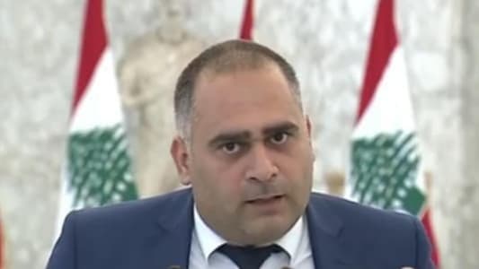 مسعد: لإعادة التيار الكهربائي إلى القرى التي تتغذى من معمل بولس أرقش