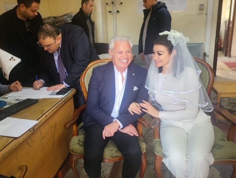 بالصور: أروى جودة تحتفل بعقد قرانها على رجل أعمال إيطالي