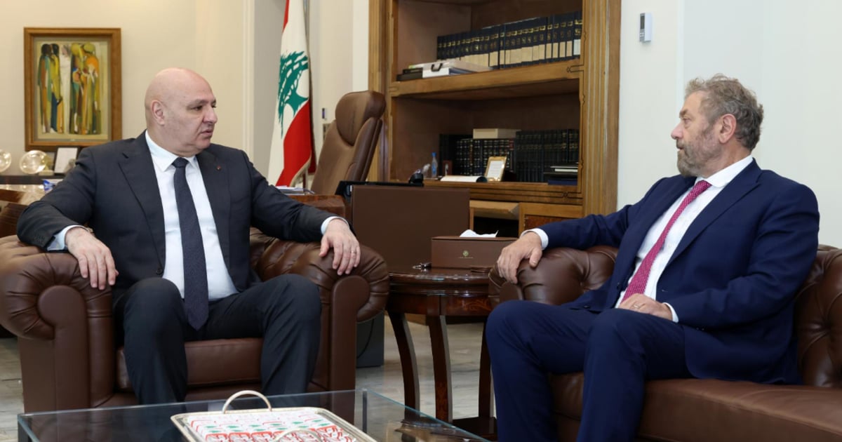 الرئيس عون عرض مع افرام لملف الكهرباء