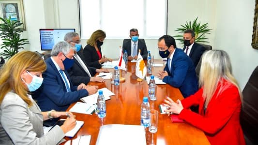 Bou Habib discusses with his Cypriot counterpart means to bolster ties