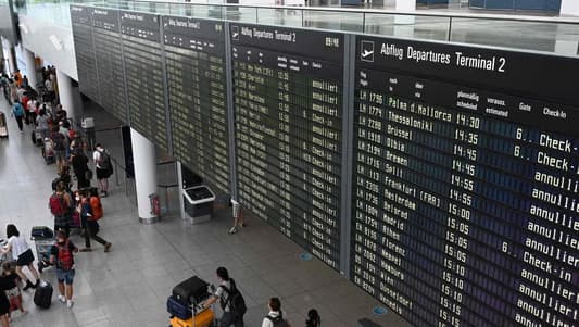 Frankfurt airport open again after climate activists block runway