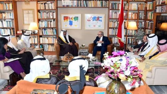 Salam meets Kuwaiti Foreign Minister, GCC Secretary-General