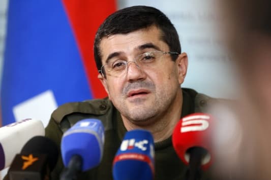 Azerbaijan says detained former Karabakh separatist president Harutyunyan