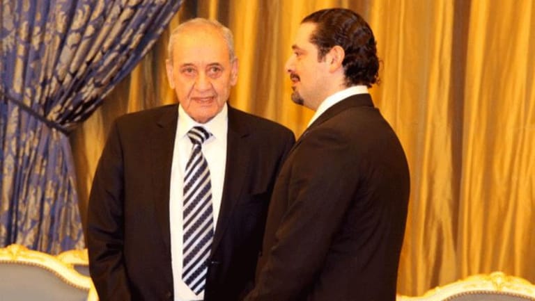 There is no expected meeting between Hariri and Berri in the coming hours, and no official date was set for that