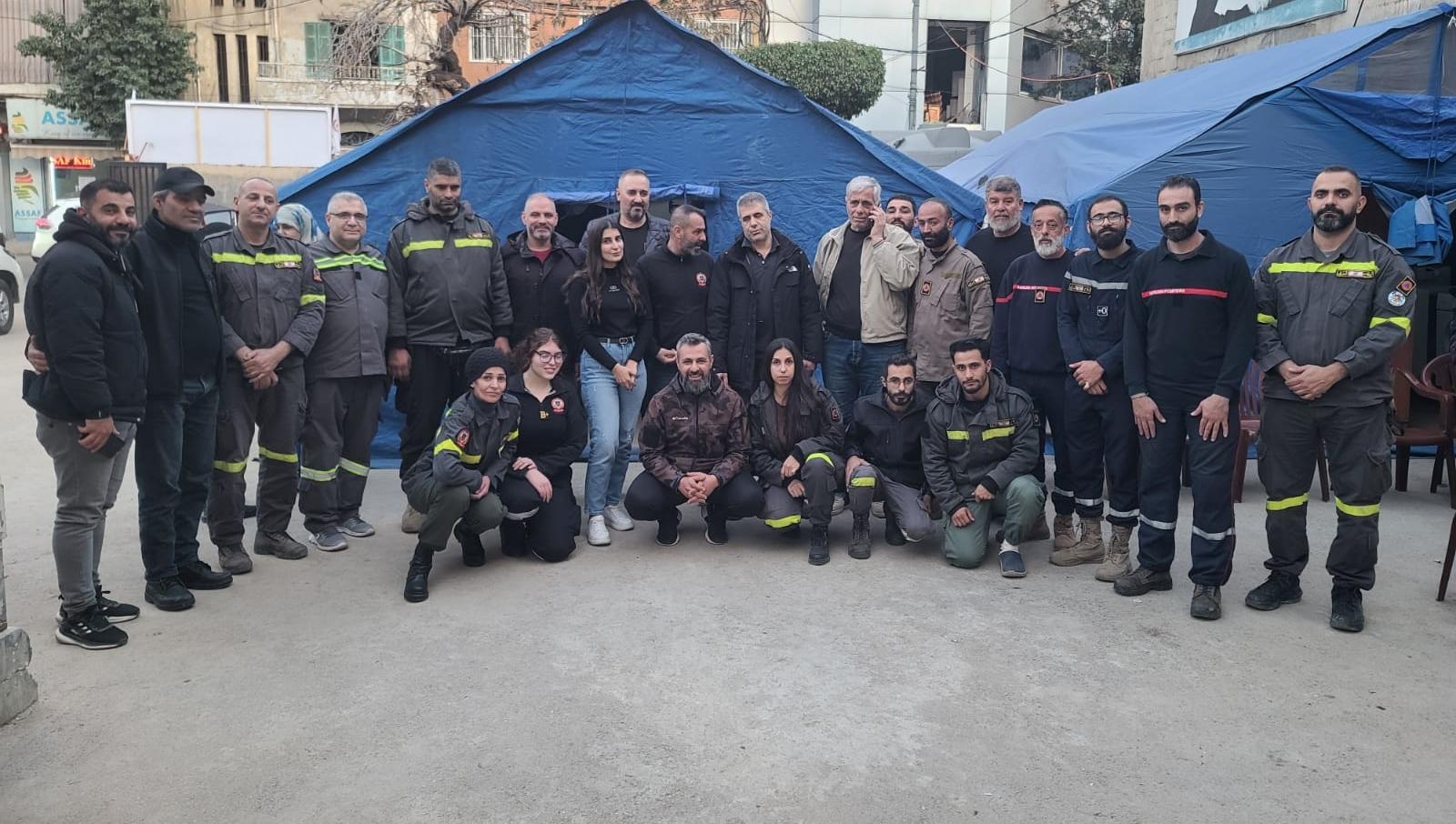 العميد فرح في الضاحية متفقدًا الأضرار التي لحقت بمراكز الدفاع المدني