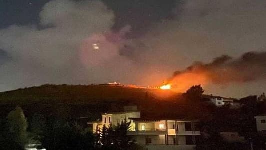 Israeli warplanes launched two airstrikes hitting the town of Kfar Tebnit, one on the area between Arab Salim and Habbouch, and conducting another strike on the town of Deir Ez Zahrani